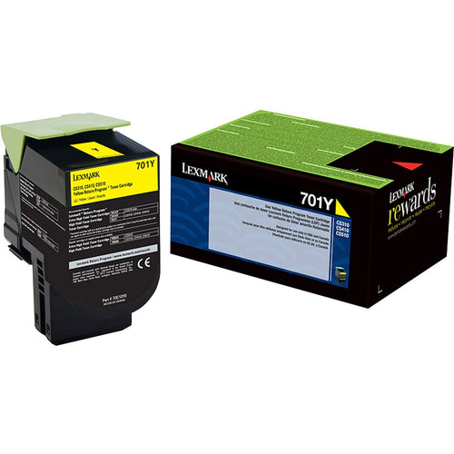 Lexmark YELLOW RETURN PROGRAM