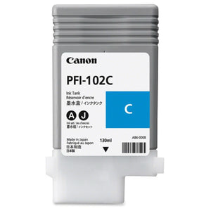 Canon PFI-102C Cyan 0896B001