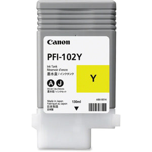 Canon PFI-102Y Yellow Ink
