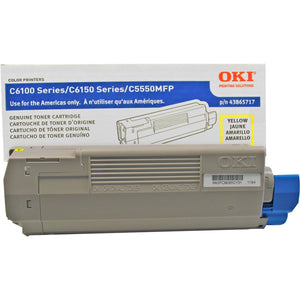 OKI C6150/6100 YLW TNR