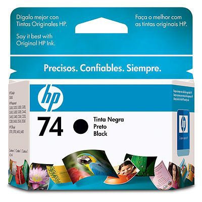 HP 74 BK Inkjet Print Cart