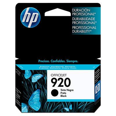HP 920 BK Officejet Ink Cart
