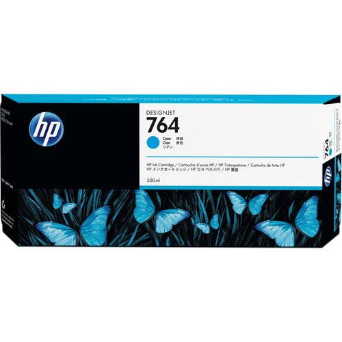 HP 764 300ML CYAN INK