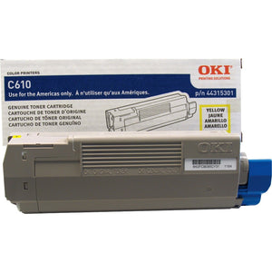 VOR OKIDATA C610 YELLOW TONER