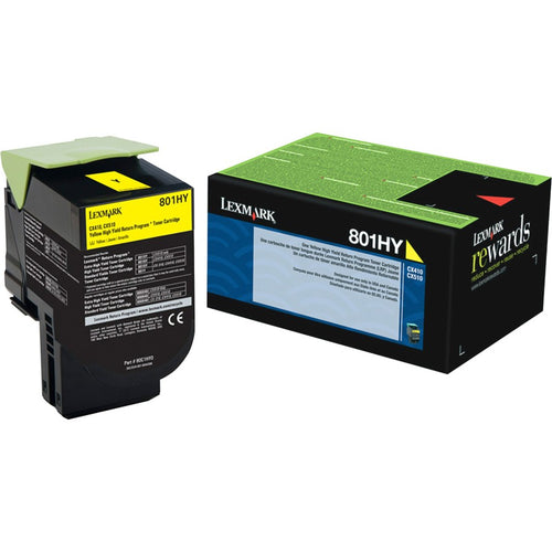 IBM Lexmark 801HY YLW RTRN HI