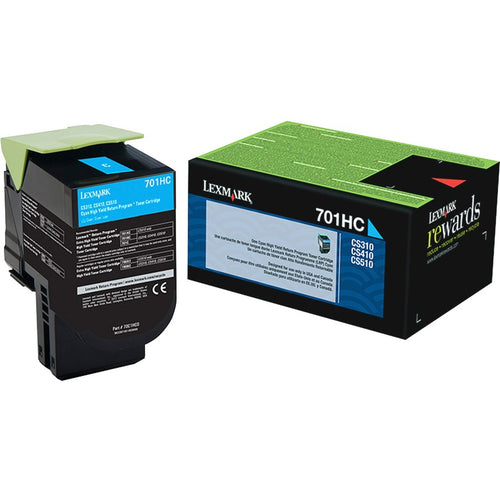 Lexmark 701HC CYN RTRN HI UNIS